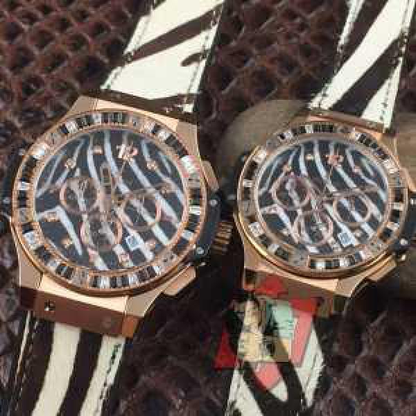 人気雑誌掲載 2026春夏 ウブロ HUBLOT 恋人腕時計 3色可選 ラバー.178.