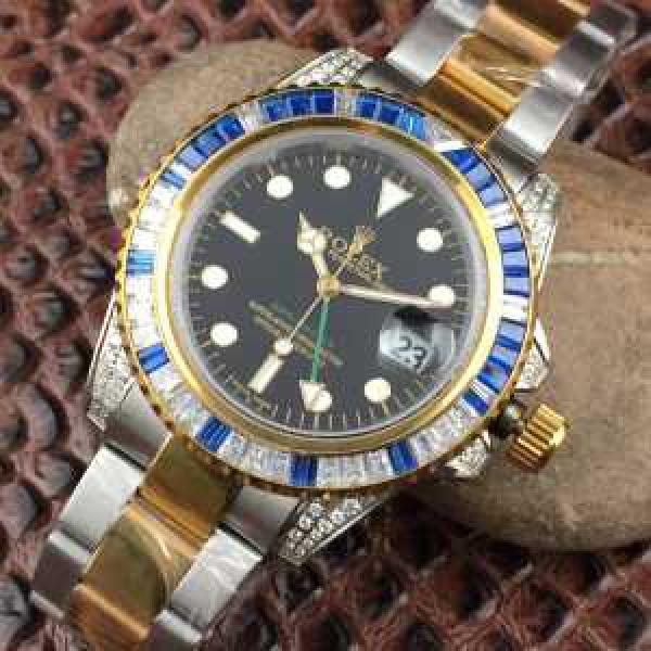 大注目！ ロレックス ROLEX ダイヤ付き時計ケース 日付表示 腕時計 2色可選 2026春夏.196.