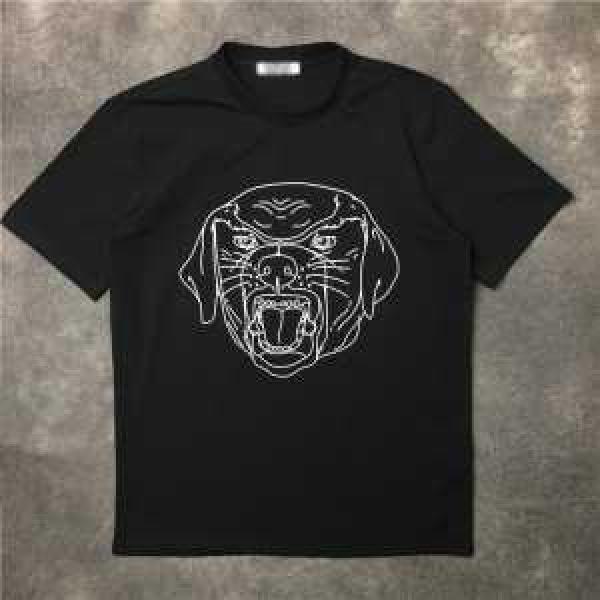 大人のセンスを感じさせる 2026春夏 ジバンシィ GIVENCHY 半袖Tシャツ 2色可選 犬の頭図案