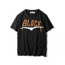 高評価の人気品  2025春夏 半袖 2色可選 OFF-WHITE BLACK カジュアル