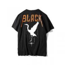 高評価の人気品  2025春夏 半袖 2色可選 OFF-WHITE BLACK カジュアル