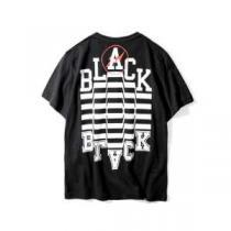 OFF-WHITE オフホワイト 2026春夏 肌触りの気持ちい? BLACK 半袖 2色可選 柔らかい手触り