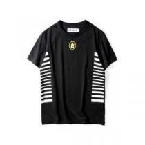 2026春夏 半袖 3色可選 セレブ風 オフホワイト OFF-WHITE-BLACK