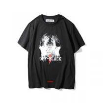 肌触りのいい  2026春夏 オフホワイト OFF-WHITE-BLACK 半袖 2色可選 カッコいい印象を付ける