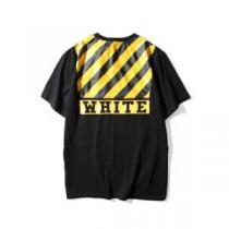 主役になる存在感 2017春夏 半袖Tシャツ 収縮性のある OFF-WHITE オフホワイト