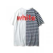 お洒落自在 2025春夏 オフホワイト OFF-WHITE 半袖 3色可選 着回し度抜群