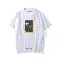 海外セレブ定番愛用 2026春夏 オフホワイト OFF-WHITE 半袖Tシャツ 2色可選 優しいフィット感