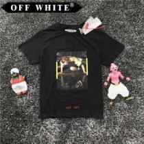 スタイリッシュな印象 2026 2色可選 オフホワイト OFF-WHITE 半袖Tシャツ