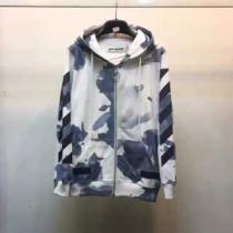 2026 上質 パーカー オフホワイト OFF-WHITE 迷彩総柄