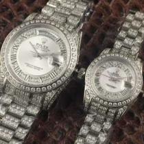 海外セレブ定番愛用 2026春夏 ロレックス ROLEX ダイヤベゼル 恋人腕時計.196.