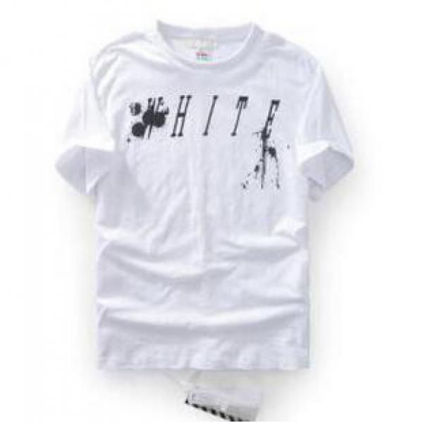 存在感抜群なOff-White オフホワイト半袖 　手頃でガンガン着倒せるTシャツ.