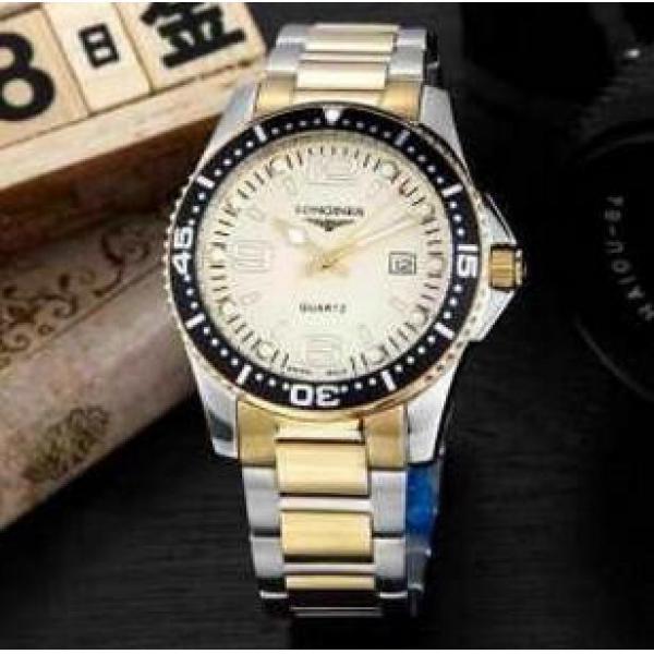 高品質 LONGINES ロンジン 視認性が高い男性用腕時計 3針クロノグラフ 日付表示 8色可選..409.