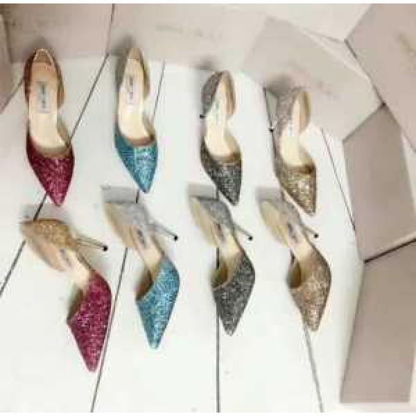 17SS 入手困難！ジミーチュウ JIMMY CHOO 4色可選 ハイヒール 程よい高さ
