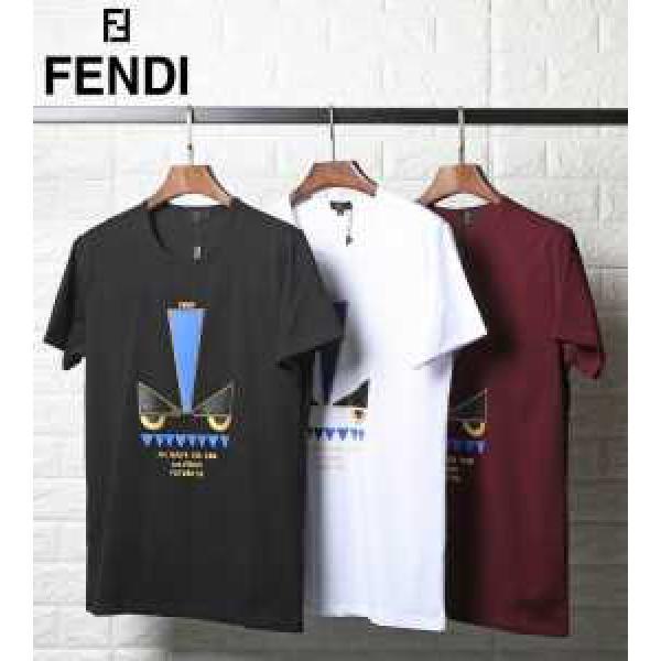 フェンディ FENDI 半袖Tシャツ 3色可選 17SS 注目のアイテム
