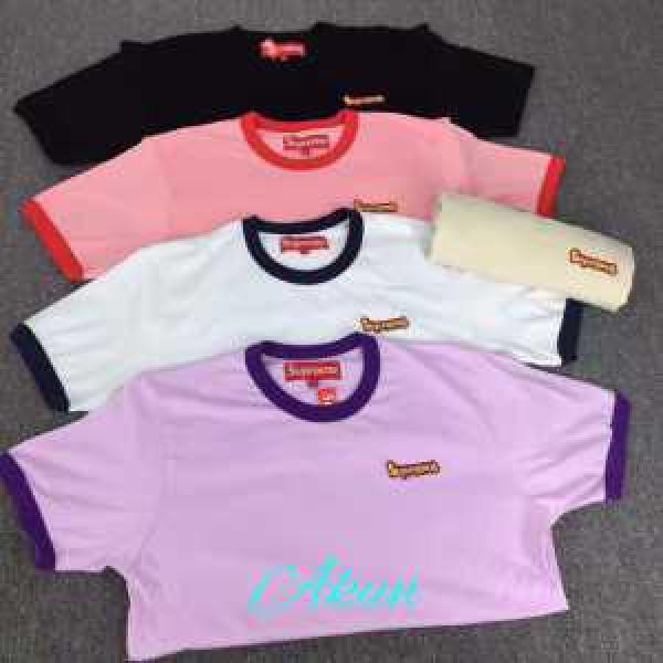 HOTお買い得2026 シュプリーム SUPREME 半袖Tシャツ 5色可選 男女兼用