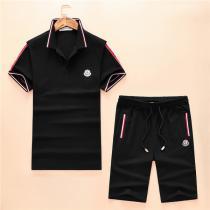 人気が爆発 MONCLER モンクレール 2026春夏 半袖ポロシャツ セットアップ上下 2色可選 自然な肌触り