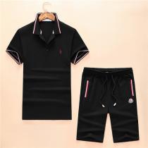 2026春夏 個性派 頑丈な素材 モンクレール MONCLER セットアップ上下 半袖ポロシャツ 2色可選