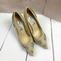海外セレブ定番愛用 17SS ジミーチュウ JIMMY CHOO ハイヒール 2色可選 ビジュー