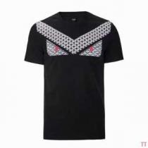 4色可選 17SS 半袖Tシャツ FENDI フェンディ スタイルアップ効果