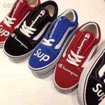 Vans X Champion X Supreme 2026ss高級ダウンのフィルパワーについて  old skool 男女兼用 4色可選 スニーカー