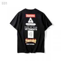  Supreme スタイルアップ効果 お得100%新品2026最新入荷半袖Tシャツ 3色可選