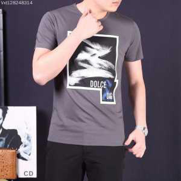 ドルチェ＆ガッバーナ DOLCE&GABBANA 3色可選 雑誌掲載アイテム  17春夏 半袖Tシャツ