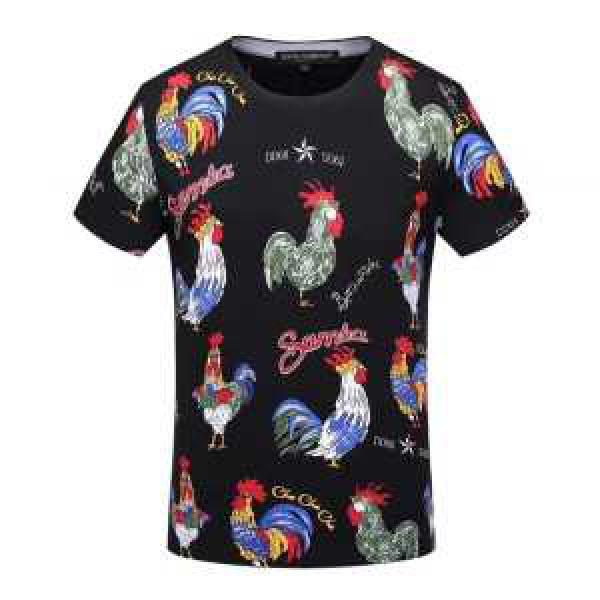 DOLCE&GABBANAドルチェ＆ガッバーナ 半袖Tシャツ 3色可選 17春夏 赤字超特価格安