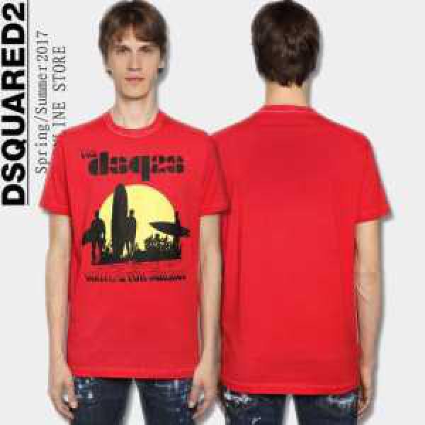 ディースクエアード DSQUARED2 半袖Tシャツ 4色可選 2026 セレブ風