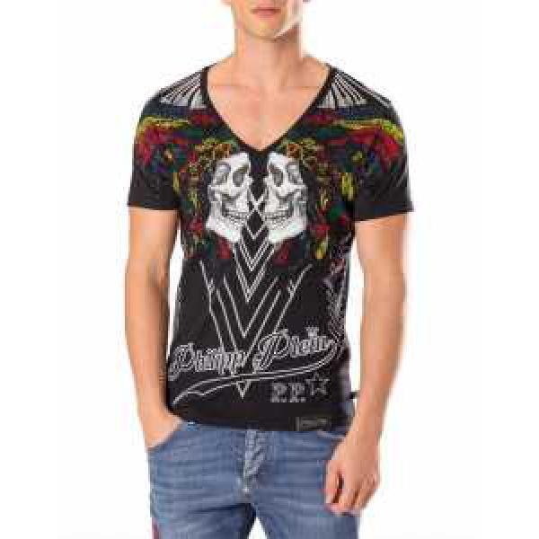 フィリッププレイン PHILIPP PLEIN 2026 今買い◎得 半袖Tシャツ 3色可選