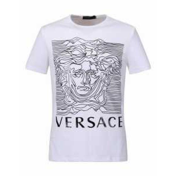 2026 大人気 ヴェルサーチ VERSACE 2色可選 半袖Tシャツ