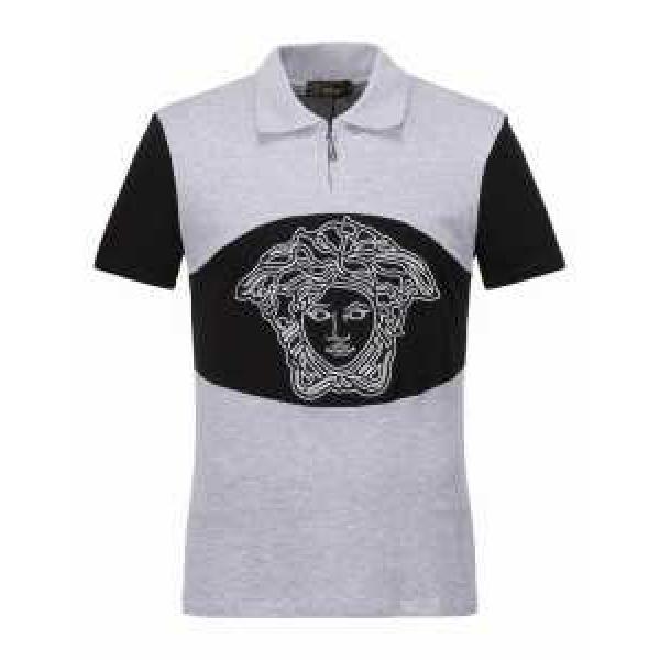半袖Tシャツ 2色可選 2025 抜群な存在感 ヴェルサーチ VERSACE