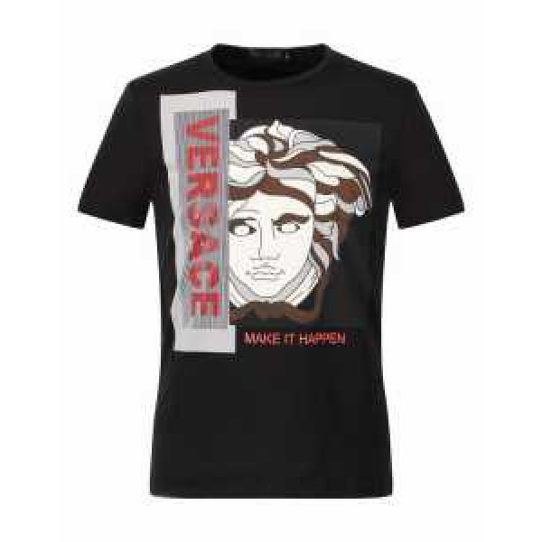 VERSACE ヴェルサーチ 半袖Tシャツ 3色可選 2025春夏 超目玉