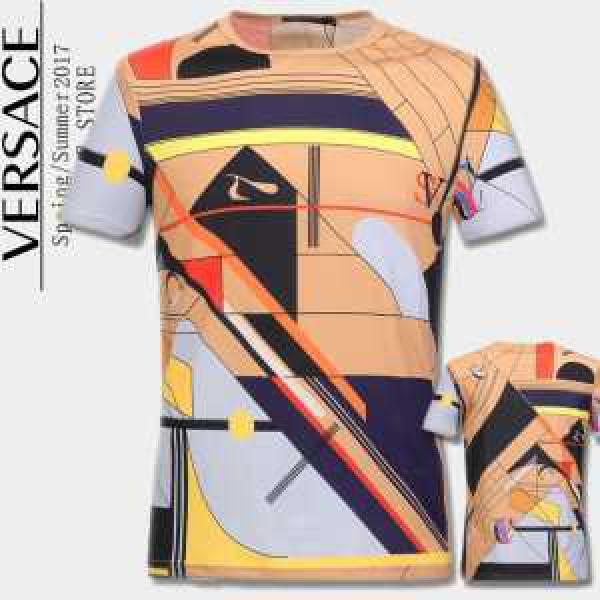 半袖Tシャツ 2026春夏 ファッション 人気 ヴェルサーチ VERSACE