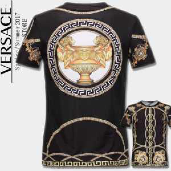 2026 海外セレブ愛用  ヴェルサーチ VERSACE 半袖Tシャツ