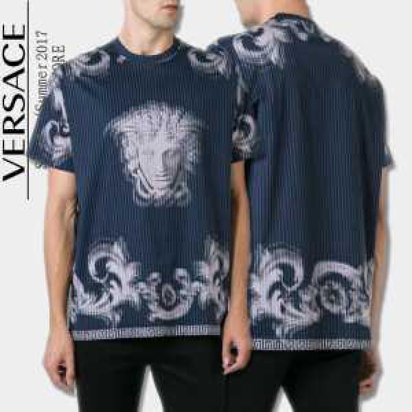 半袖Tシャツ 先行販売 2色可選 2ヴェルサーチ VERSACE 017春夏