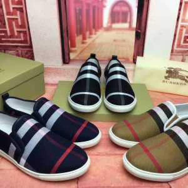 BURBERRY バーバリー スリップオン 3色可選 スタイリッシュな印象