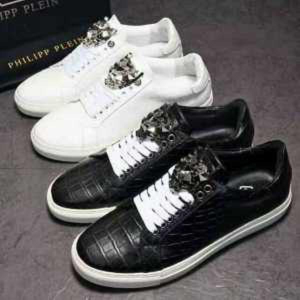 2026春夏 爆買い豊富な 2色可選PHILIPP PLEIN 個性派  激安大特価得価 フラットシューズ