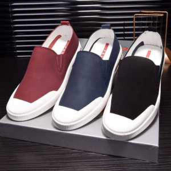 HOT得価 3色可選 プラダ PRADA 2026春夏 カジュアルシューズ