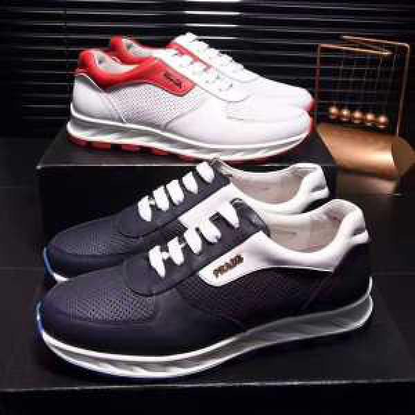  プラダ PRADA お買い得新品 2026春夏スニーカー 3色可選