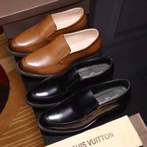  2026-2026年モデル入荷ルイ ヴィトン LOUIS VUITTON 革靴 2色可選 【激安】