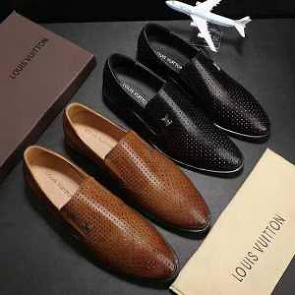  ルイ ヴィトン LOUIS VUITTON 2026春夏 追跡あり☆入手困難!!ビジネスシューズ 2色可選