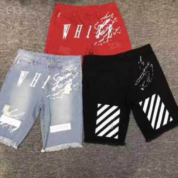 3色可選 2026春夏 オフホワイト OFF-WHITE ショートパンツ ジーンズ 豊富なサイズ