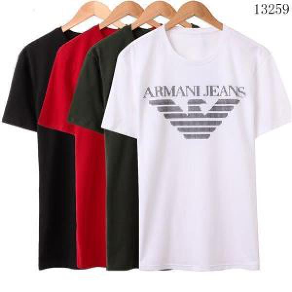 爆買い大得価 半袖Tシャツ 4色可選 セール中 2026 アルマーニ ARMANI