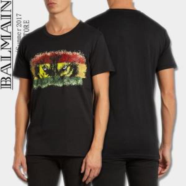 半袖Tシャツ 2色可選 BALMAIN バルマン 人気定番爆買い ドライ 2025春夏