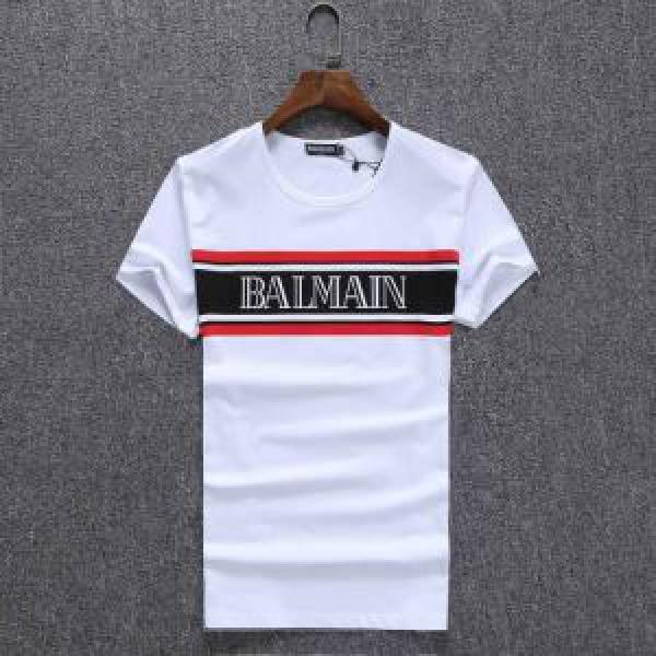 17春夏 半袖Tシャツ BALMAIN バルマン 抜群な存在感 4色可選 快適な着心地