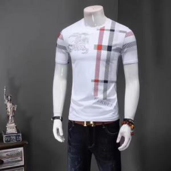 2026 半袖Tシャツ 2色可選 ★安心★追跡付 BURBERRY バーバリー 収縮性のある