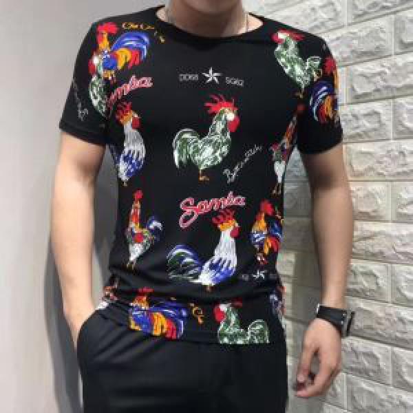 Dolce&Gabbana ドルチェ＆ガッバーナ 半袖Tシャツ 強い魅力を感じる一枚 3色可選 2025