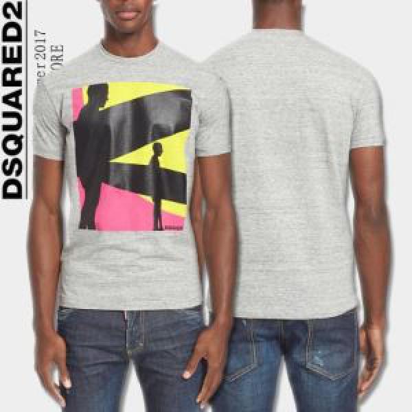 2色可選 2026 海外セレブ定番愛用 半袖Tシャツ DSQUARED2 ディースクエアード