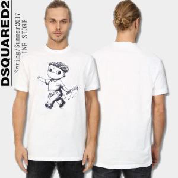 2色可選 2026春夏 素敵 DSQUARED2 ディースクエアード 最安値！ 半袖Tシャツ