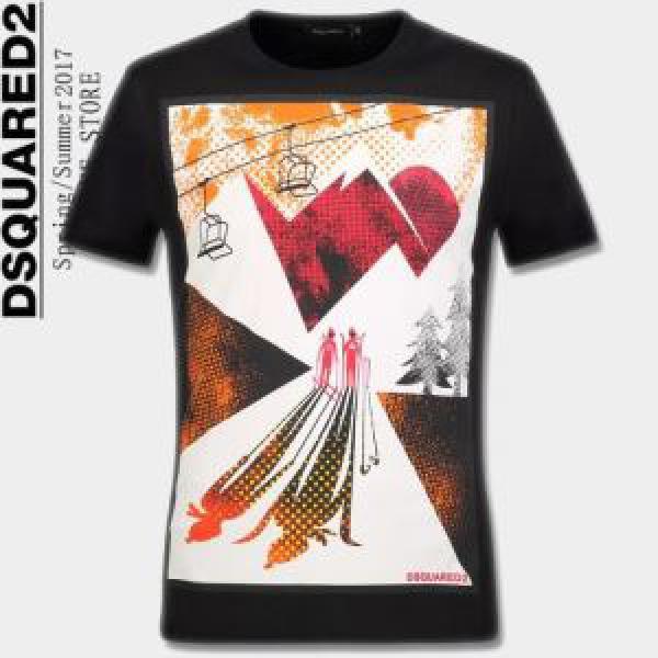 主役になる存在感 DSQUARED2 ディースクエアード 2026春夏 4色可選 半袖Tシャツ 乾きやすい